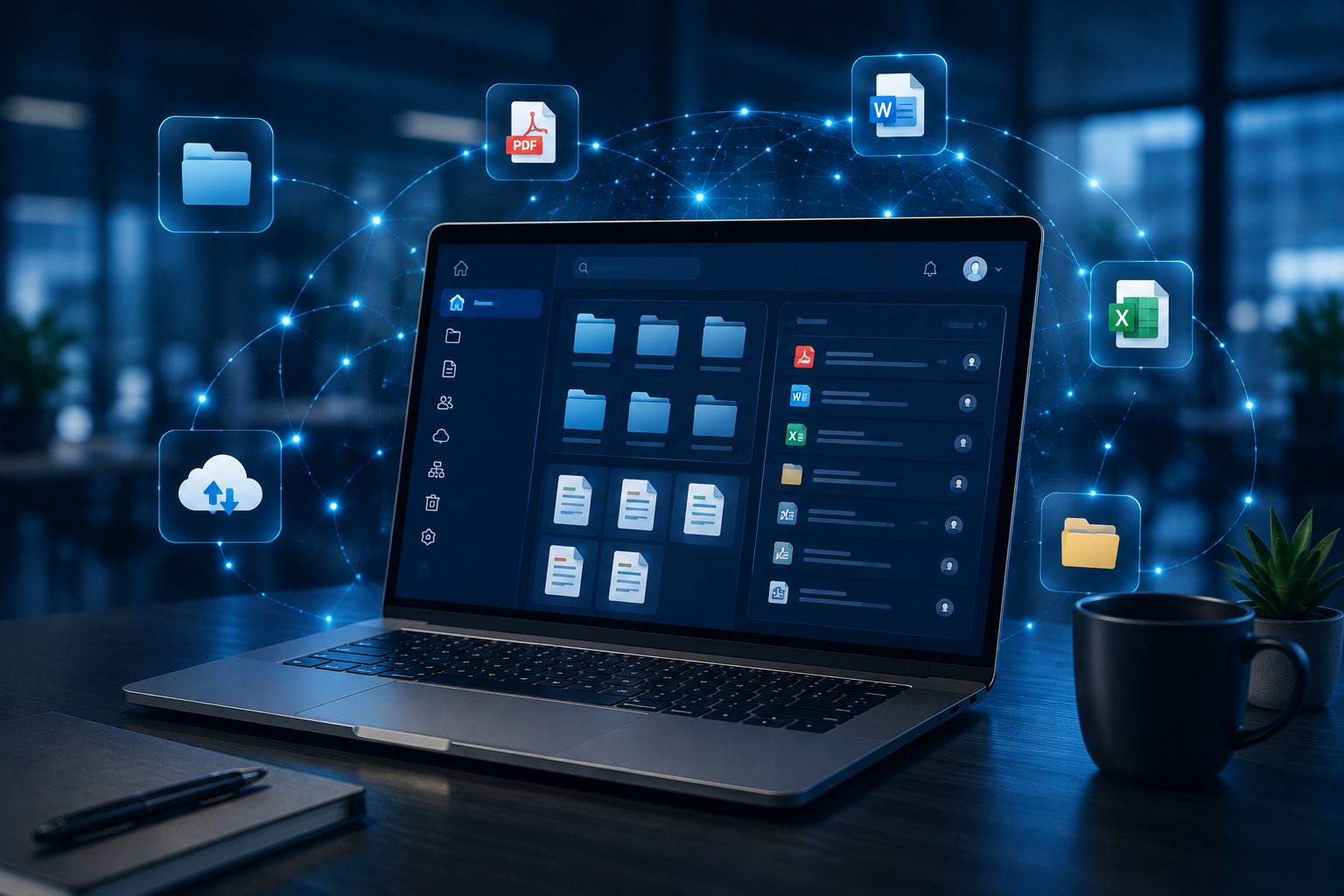 Interface de gestion documentaire Stratum DocFlow