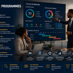 Équipe de gestion de programmes pilotant un portefeuille de projets stratégiques